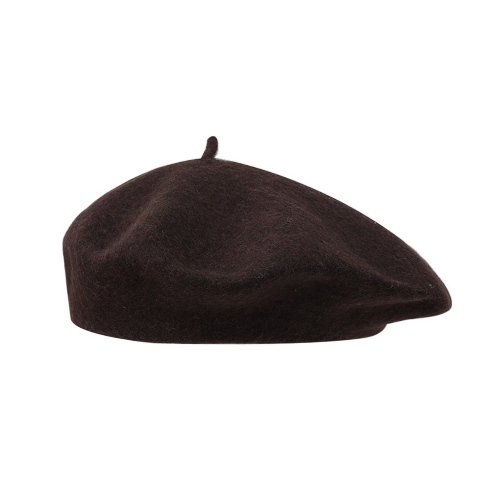 Beret French Wool - أزياء الشتاء الدافئ الصوف القبعات قبعة
