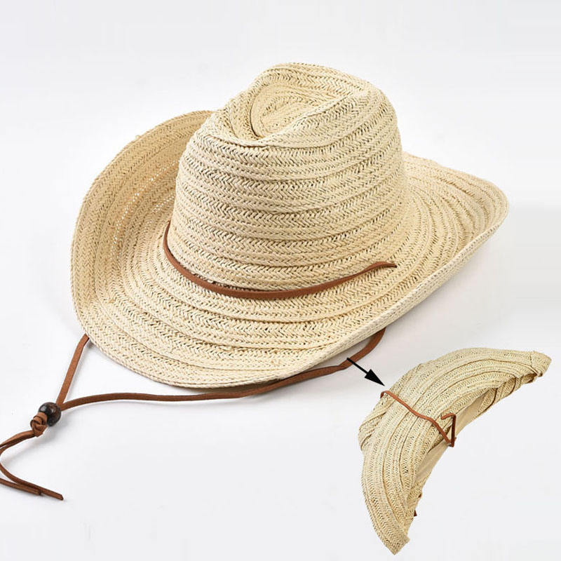 Cowboy Hat Straw - قبعات كاوبوي من القش الورقي للنساء