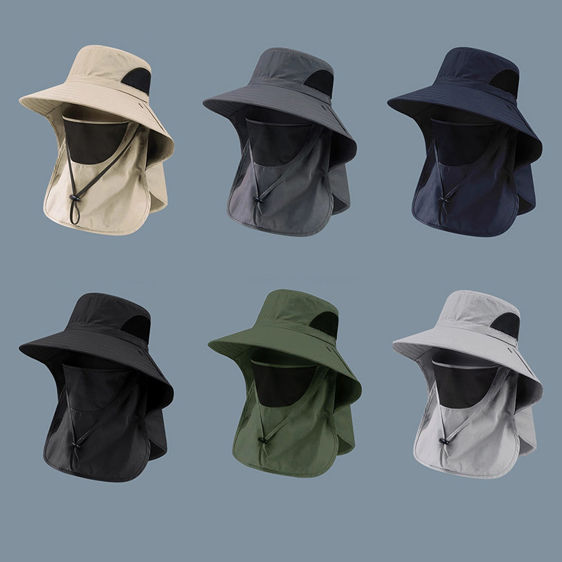 Sun Hat Wide Brim - قبعة واقية من الشمس للرحلات الخارجية