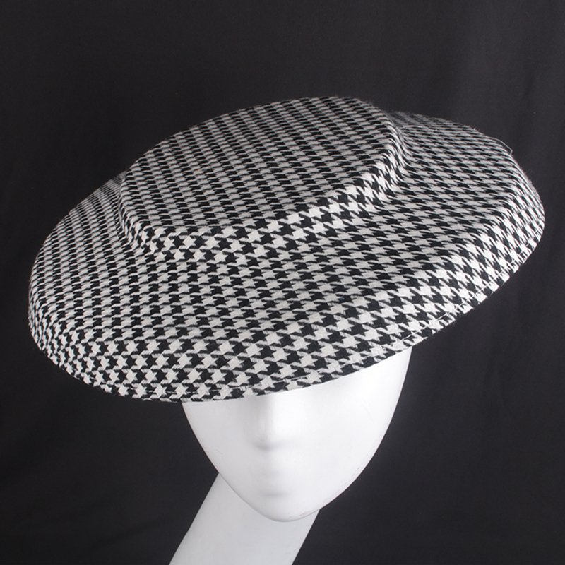 Sun Hat Wide Brim - قبعة الزفاف DIY الاكسسوارات الحرفية الأسود