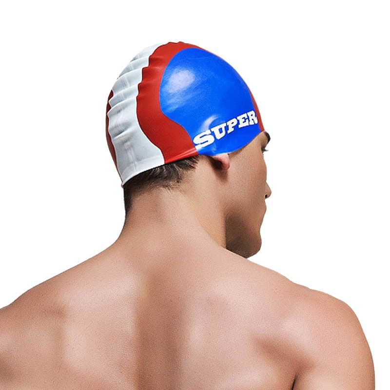 Swim Hat Silicone - قبعات سباحة صيفية للرجال من السيليكون،