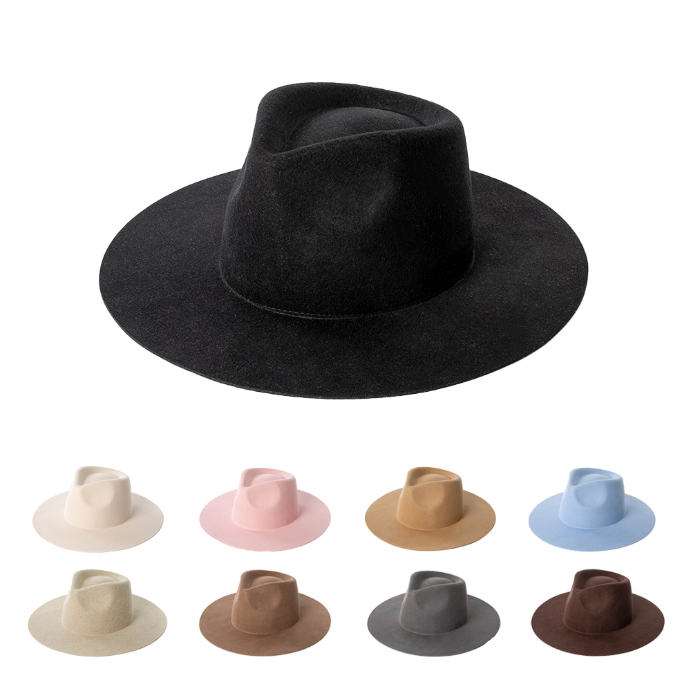 Fedora Hat Wool - قبعة فيدورا مصنوعة من الصوف بنسبة