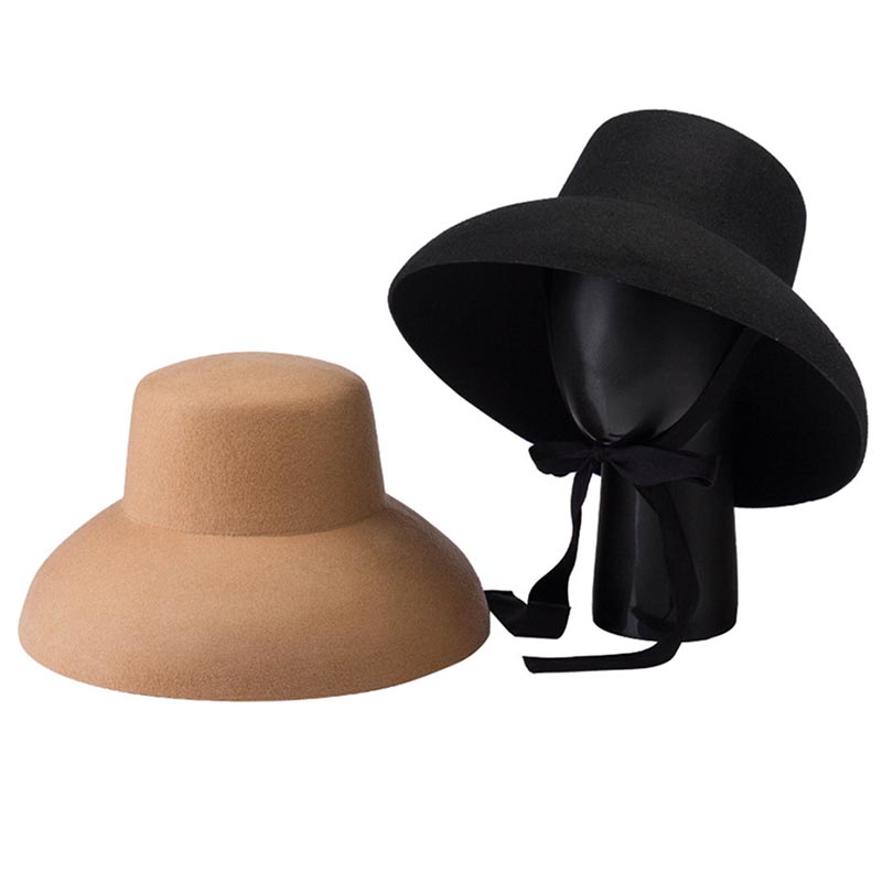 الرجعية نمط الصوف الخالص قبعة  - مراجعة Fedora Hat Wool وسعره