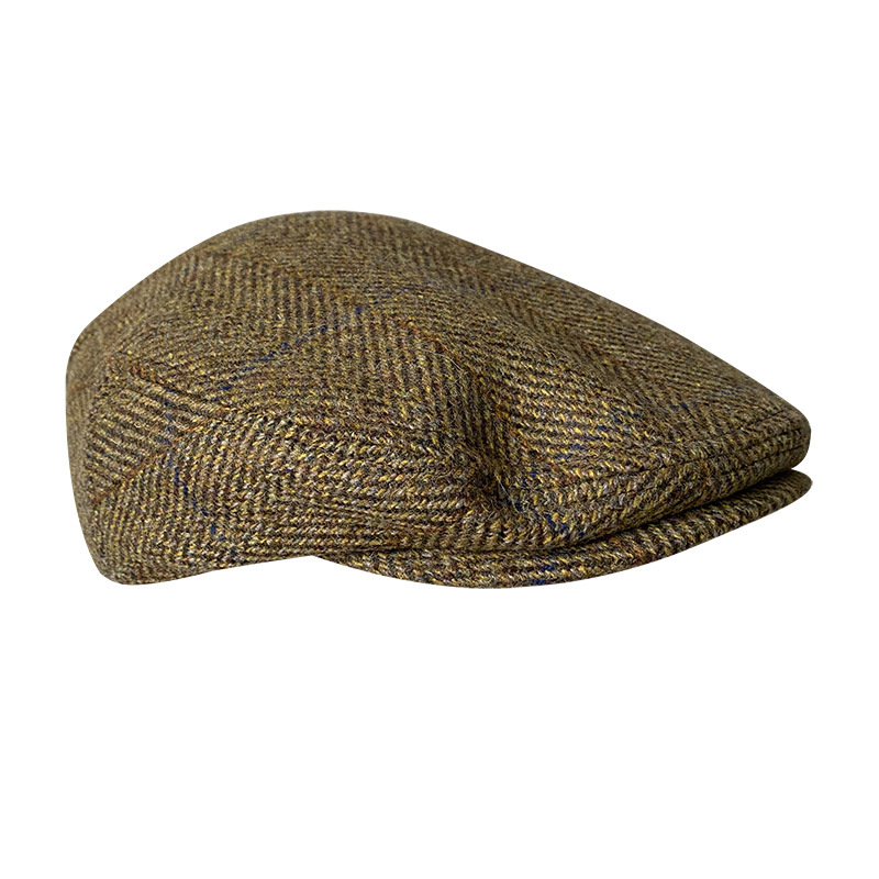 الرجال مخطط رمادي الصوف قبعة م - مراجعة Newsboy Cap Ivy وسعره