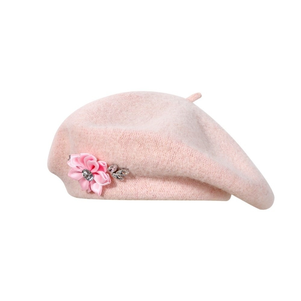 قبعة بيريه أنيقة من الصوف بلون - مراجعة Beret French Wool وسعره