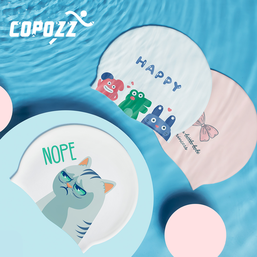 COPOZZ الرياضات المائية النساء - مراجعة Swim Hat Silicone وسعره