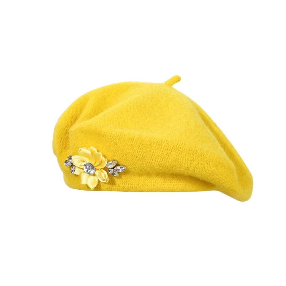 قبعة بيريه صوفية بلون موحد مزي - مراجعة Beret French Wool وسعره