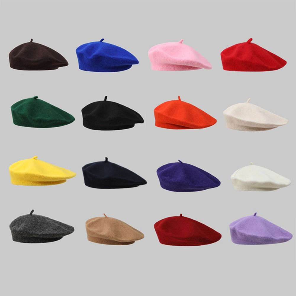 أزياء الشتاء الدافئ الصوف القب - مراجعة Beret French Wool وسعره