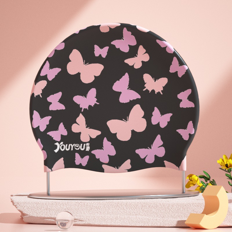 قبعات سباحة لطيفة مرنة عالية ل - مراجعة Swim Hat Silicone وسعره