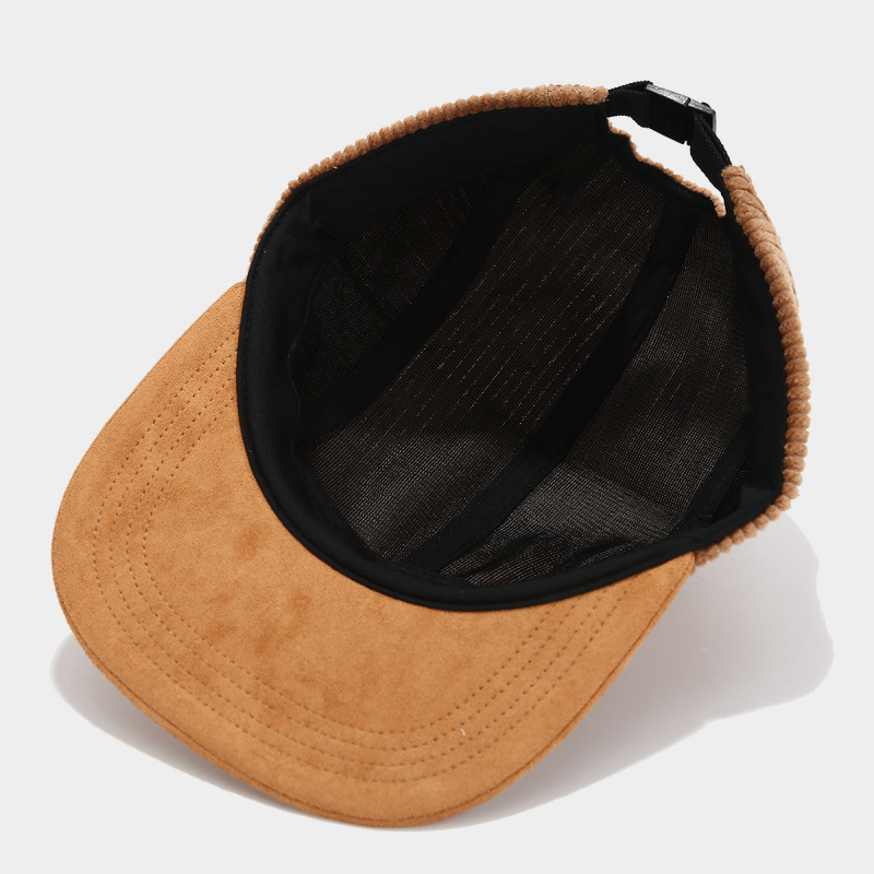 قبعة ريترو من قماش الكوردروي ب - مراجعة Corduroy Cap 5 Panel وسعره