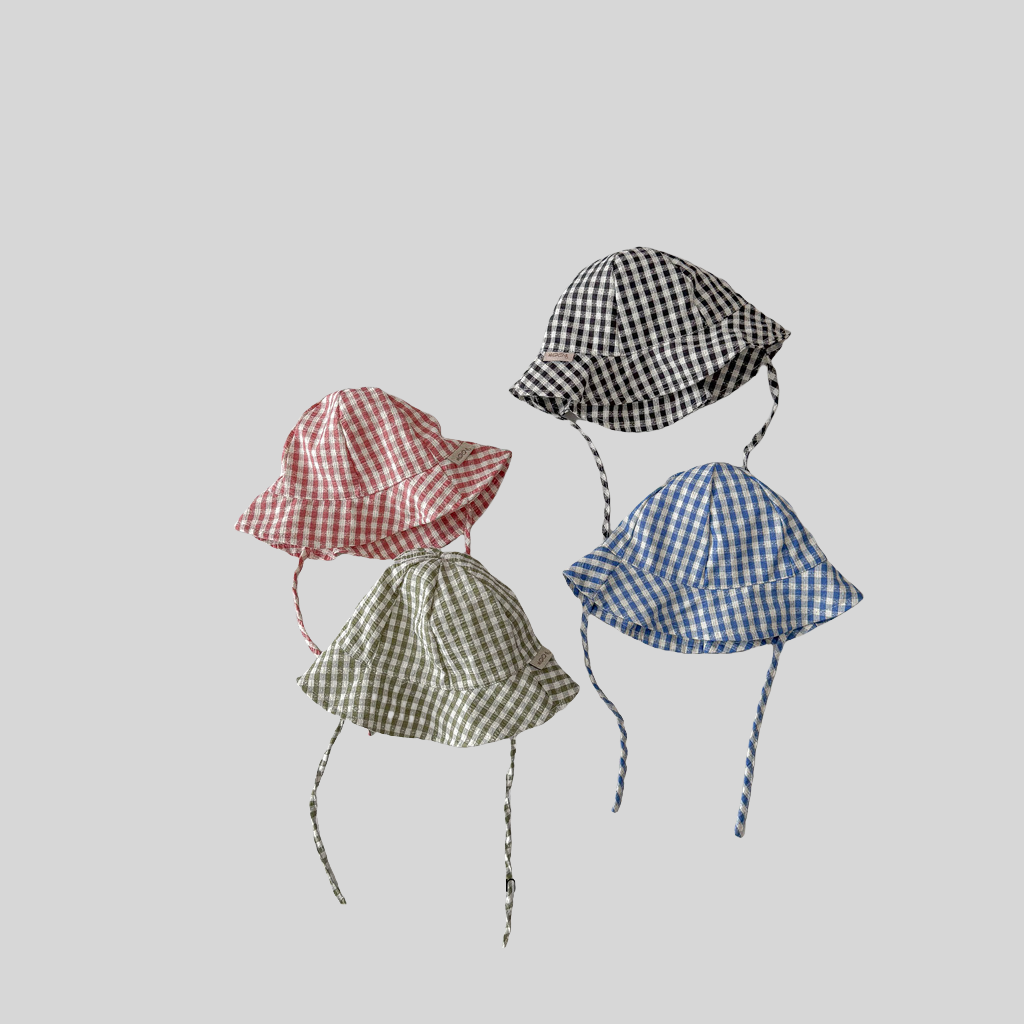 Ins Style منقوشة الطفل دلو قبع - مراجعة Sun Hat Wide Brim وسعره